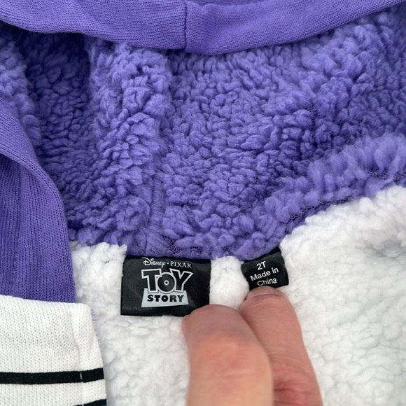 Toy Story Buzz Lightyear Sweatshirt Baby 2T Disney Pixar Movie Hoodie Costume - Picture 9 of 11